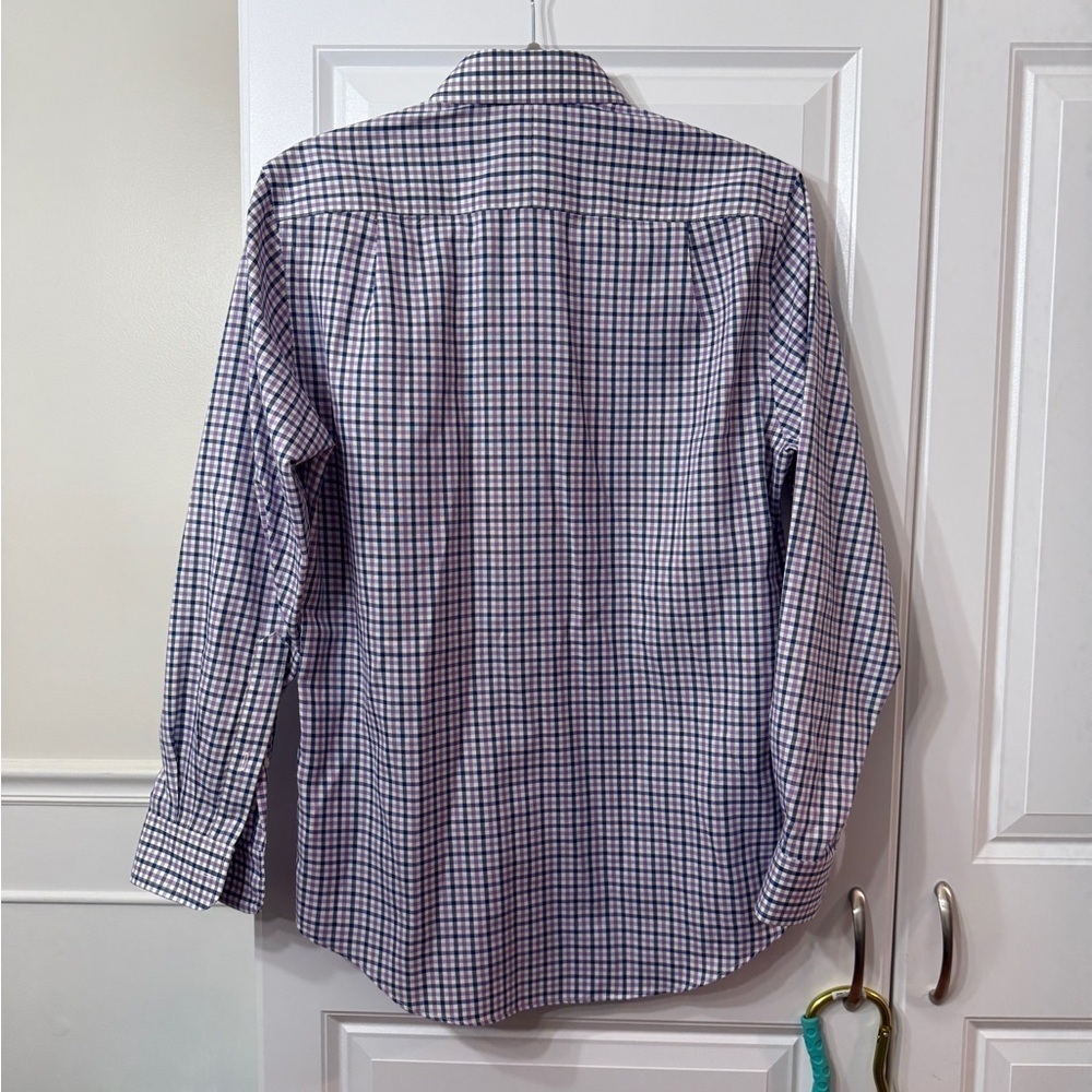 Jos. A. Bank Purple 1905 Non iron slim fit long sleeve Button Up Shirt 15-33 - Picture 3 of 5